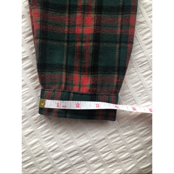 Plaid Long Sleeve Dress w Pockets & Button Cuffs - Picture 14 of 15